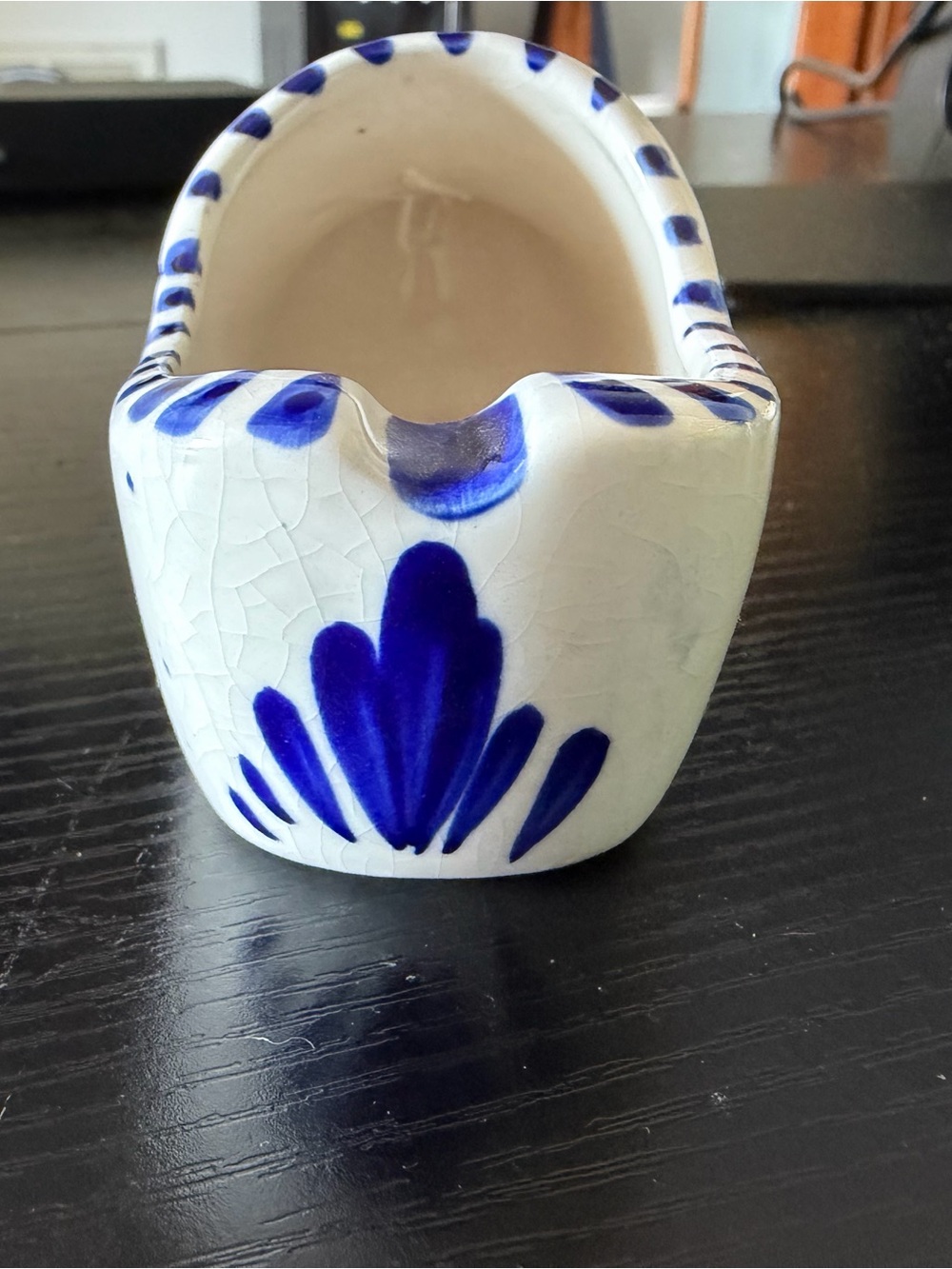 Delft Blue hand painted Blue and White Ceramic Decorative Shoe - Holland - Picture 4 of 5